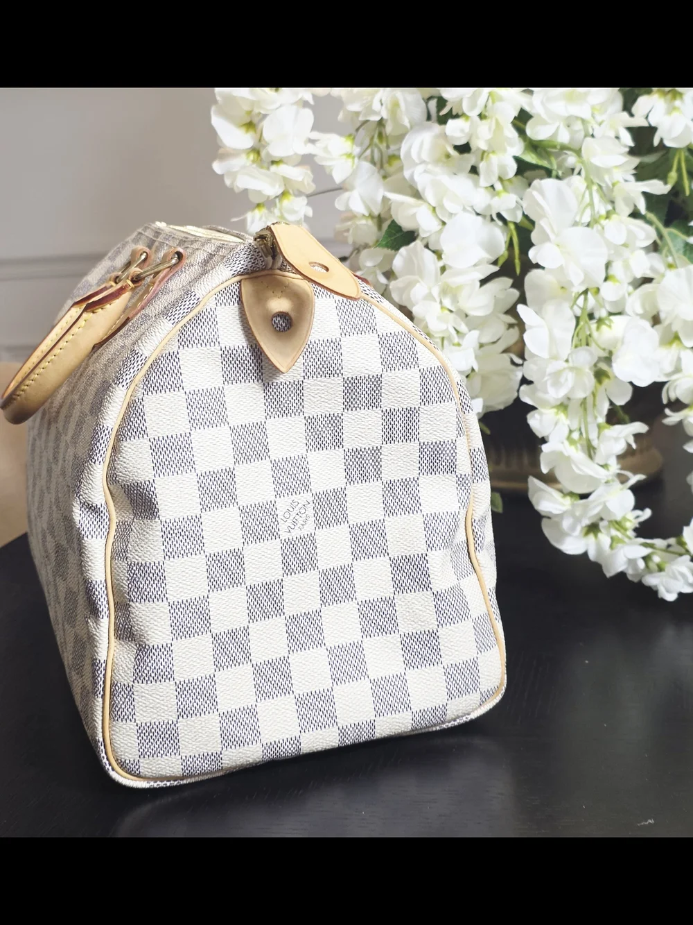 Louis Vuitton Speedy 30 Handbag Damier Azur